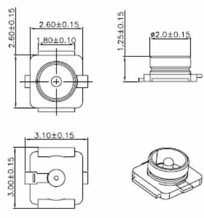 I-PEX连接器Ⅱ表面贴式焊接PCB电路板